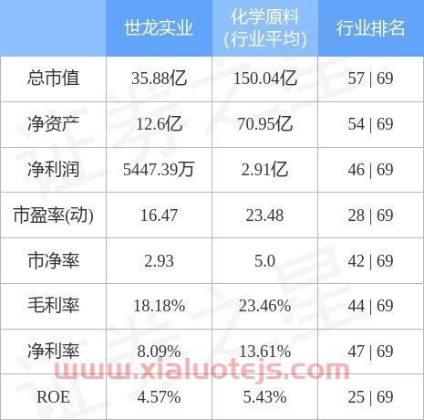 世龙实业(002748)股吧