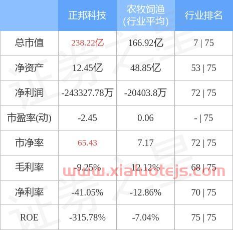 正邦科技股
