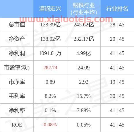 酒钢宏兴
