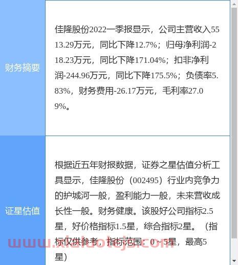 002495佳隆股份股吧