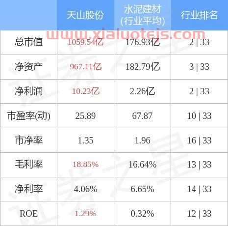 天山股份股票股吧